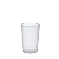 40 Trinkbecher, PP 0,2 l Ø 6,8cm · 9,8cm transluzent unzerbrechlich Mehrweg...