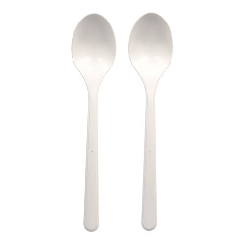 1000 "Circulware by Haval" Mehrweg-Löffel PP-MF 18,5 cm weiss extra stabil