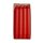 80 Kronkerzen Ø 2,4 cm · 20 cm rot aus 100 % Stearin