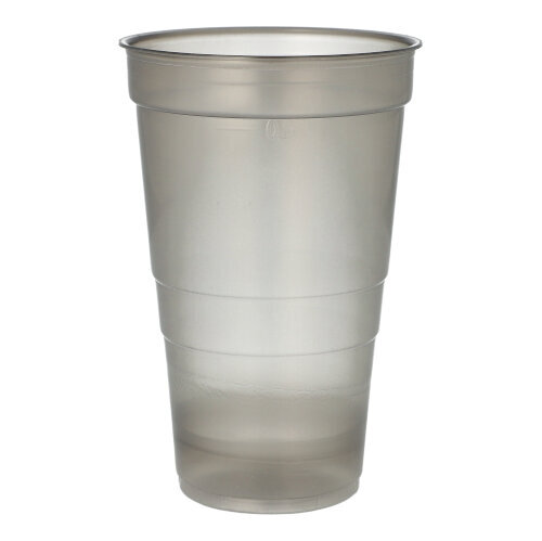 400 Mehrweg-Trinkbecher PP 0,5 l Ø 9,5 cm · 14,4 cm grau