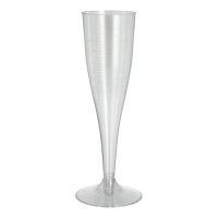500 Stiel-Gläser für Sekt, PS 0,1 l Ø 5...