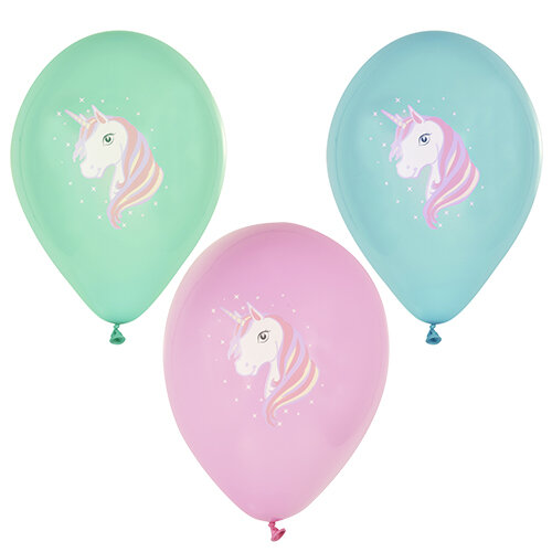 72 Luftballons Ø 29 cm farbig sortiert "Unicorn"