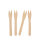 4000 Snack-Gabeln, Holz "pure" 12,1 cm