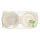 100 Feinkost- und Salatschalen mit Klappdeckel PP rund 1400 ml 11,4 cm x 22 cm x 21,5 cm transparent mit Dipfach