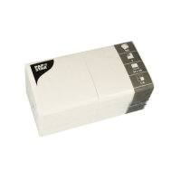1600 Servietten, 3-lagig 1/4-Falz 24 cm x 24 cm weiss