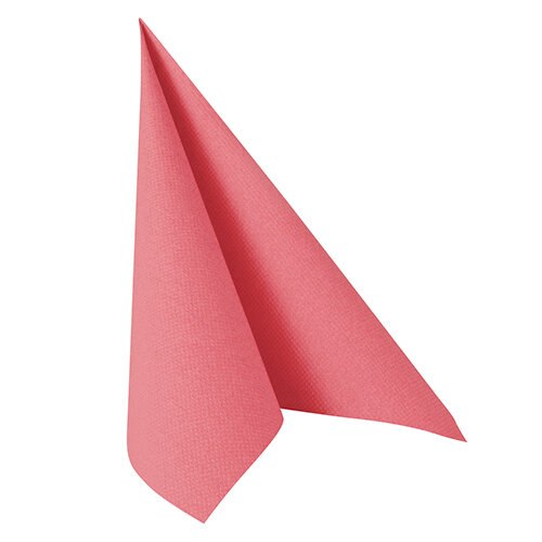250 Servietten "ROYAL Collection" 1/4-Falz 40 cm x 40 cm rosa