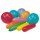300 Luftballons farbig sortiert "verschiedene Formen"