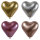 40 Luftballons Ø 28 cm farbig sortiert "Glossy Heart" large