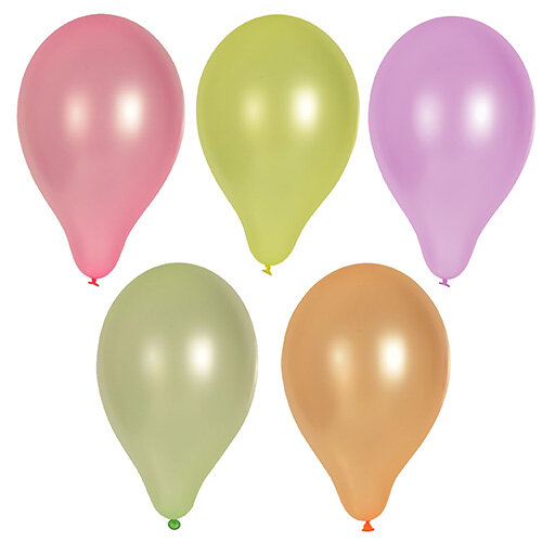120 Luftballons Ø 25 cm farbig sortiert "Neon"