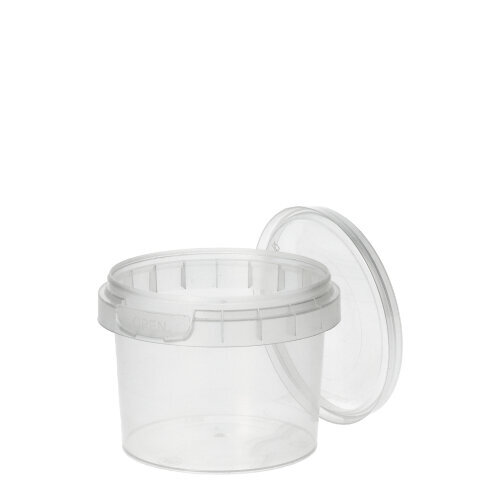 960 Feinkostbecher, PP rund 120 ml Ø 6,9 cm · 5,1 cm transparent mit Originalitätsverschluss