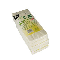 5000 Butterbrotbeutel 21 cm x 10 cm x 3 cm weiss , fettdicht