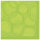250 Servietten "ROYAL Collection" 1/4-Falz 40 cm x 40 cm limonengrün "Bubbles"