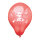 72 Zahlenluftballons Ø 25 cm farbig sortiert "1"