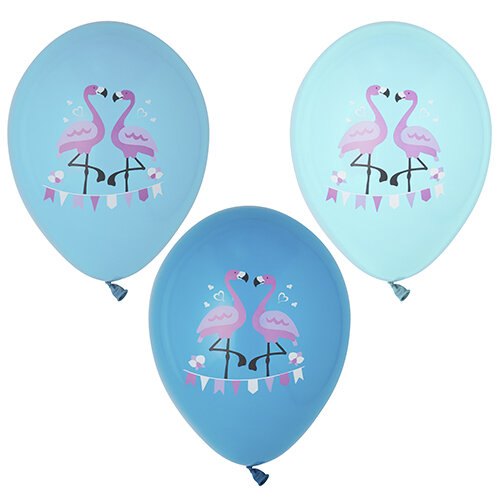 72 Luftballons Ø 29 cm farbig sortiert "Flamingo"