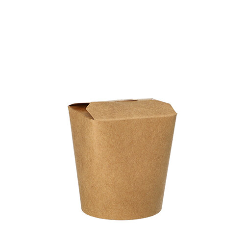 500 Snackboxen, Pappe eckig 230 ml 7,5 cm x 6,5 cm x 5,8 cm braun