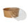 300 Salatschalen, Pappe rund 750 ml Ø 15 cm · 6 cm braun