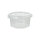 500 Verpackungsbecher mit Klappdeckeln, PP 8-eckig 500 ml 5,6 cm x 11 cm x 11 cm transparent