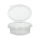 500 Verpackungsbecher mit Klappdeckeln, PP 8-eckig 375 ml 4,2 cm x 11 cm x 11 cm transparent
