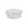 500 Verpackungsbecher mit Klappdeckeln, PP 8-eckig 375 ml 4,2 cm x 11 cm x 11 cm transparent