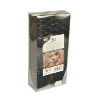 800 Fingerfood - Schalen, PS eckig 50 ml 5 cm x 4,5 cm x 4,5 cm schwarz