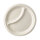 500 Teller, Zuckerrohr "pure" 2-geteilt Ø 23 cm · 2 cm weiss