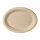500 Teller, Zuckerrohr "pure" oval 26 cm x 20 cm x 2 cm natur