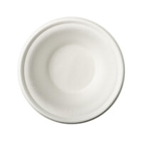 500 Schalen, Zuckerrohr "pure" 380 ml Ø 15,5 cm · 4,6 cm weiss