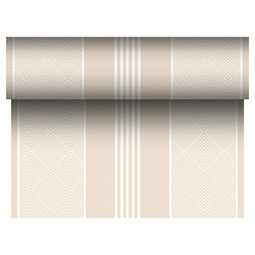 4x Tischläufer, stoffähnlich, PV-Tissue Mix "ROYAL Collection" 24 m x 40 cm champagner "Elegance"