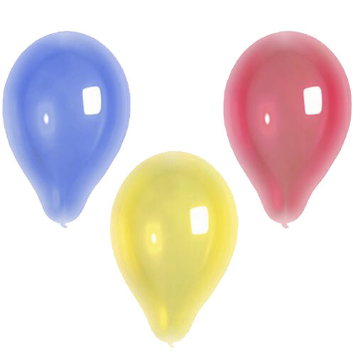 120 Luftballons Ø 25 cm farbig sortiert "Crystal"