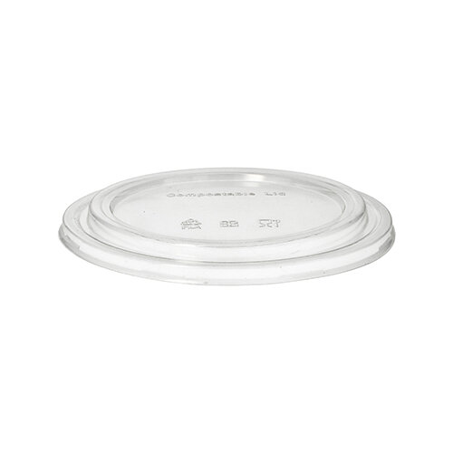300 Deckel für Salatschalen, PLA rund Ø 18,4 cm · 2 cm klar
