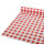Tischdecke, Folie 50 m x 80 cm rot "Karo"