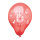 72 Zahlenluftballons Ø 25 cm farbig sortiert "5"