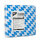 3600 Servietten, 1-lagig 1/4-Falz 33 cm x 33 cm "Bayrisch Blau"