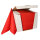 100 Servietten "ROYAL Collection" 1/4-Falz 40 cm x 40 cm rot