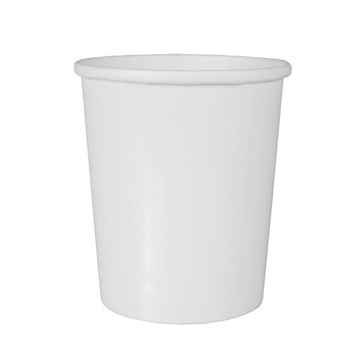500 Suppenbecher, Pappe "To Go" rund 770 ml, 26oZ. Ø 11,8 cm · 10,5 cm weiss
