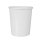 500 Suppenbecher, Pappe "To Go" rund 770 ml, 26oZ. Ø 11,8 cm · 10,5 cm weiss