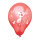 72 Zahlenluftballons Ø 25 cm farbig sortiert "7"