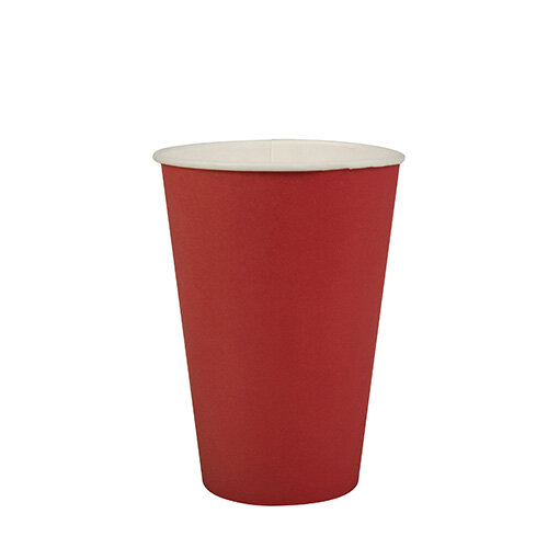 300 Trinkbecher, Pappe 0,2 l Ø 7 cm · 9,7 cm rot