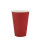 300 Trinkbecher, Pappe 0,2 l Ø 7 cm · 9,7 cm rot