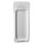 1000 Teller, Pappe "pure" eckig 8 cm x 21 cm weiss mit Anfasser