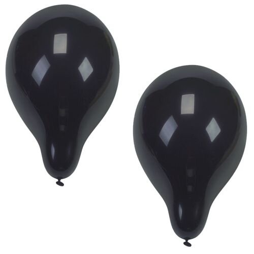 120 Luftballons Ø 25 cm schwarz