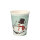 1000 Trinkbecher, Pappe "To Go" 0,2 l Ø 8 cm · 9,2 cm "Snowman"