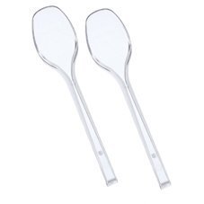 1.000 Löffel Mehrweg, PP Plastiklöffel 17cm transparent