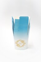 500 Foodbox "Dragon" blau 24oZ. Nudelbox - Asia To Go Box aus Pappe