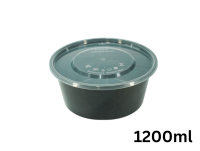 Mehrweg Mikrowellen Suppenbecher m. Deckel 1200 ml PP...