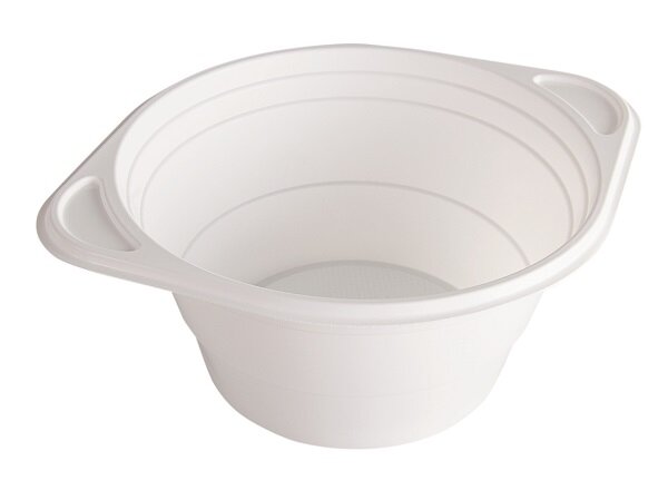100 Suppenterrine Suppenteller 750ml, PP, 10 gr, Mikrowellentauglich, weiß