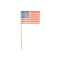 500 Deko-Picker 8 cm Flaggen USA